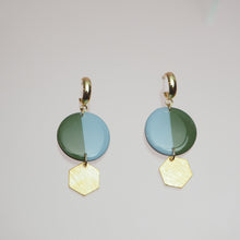 Charger l'image dans la galerie, HEXA - Colorblock Vert+Denim