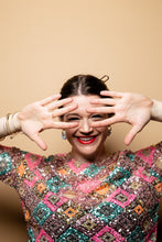 Charger l'image dans la galerie, Bon Matin Design - Collection Tierra y mar - Boucles d'oreilles bleu ciel fleur